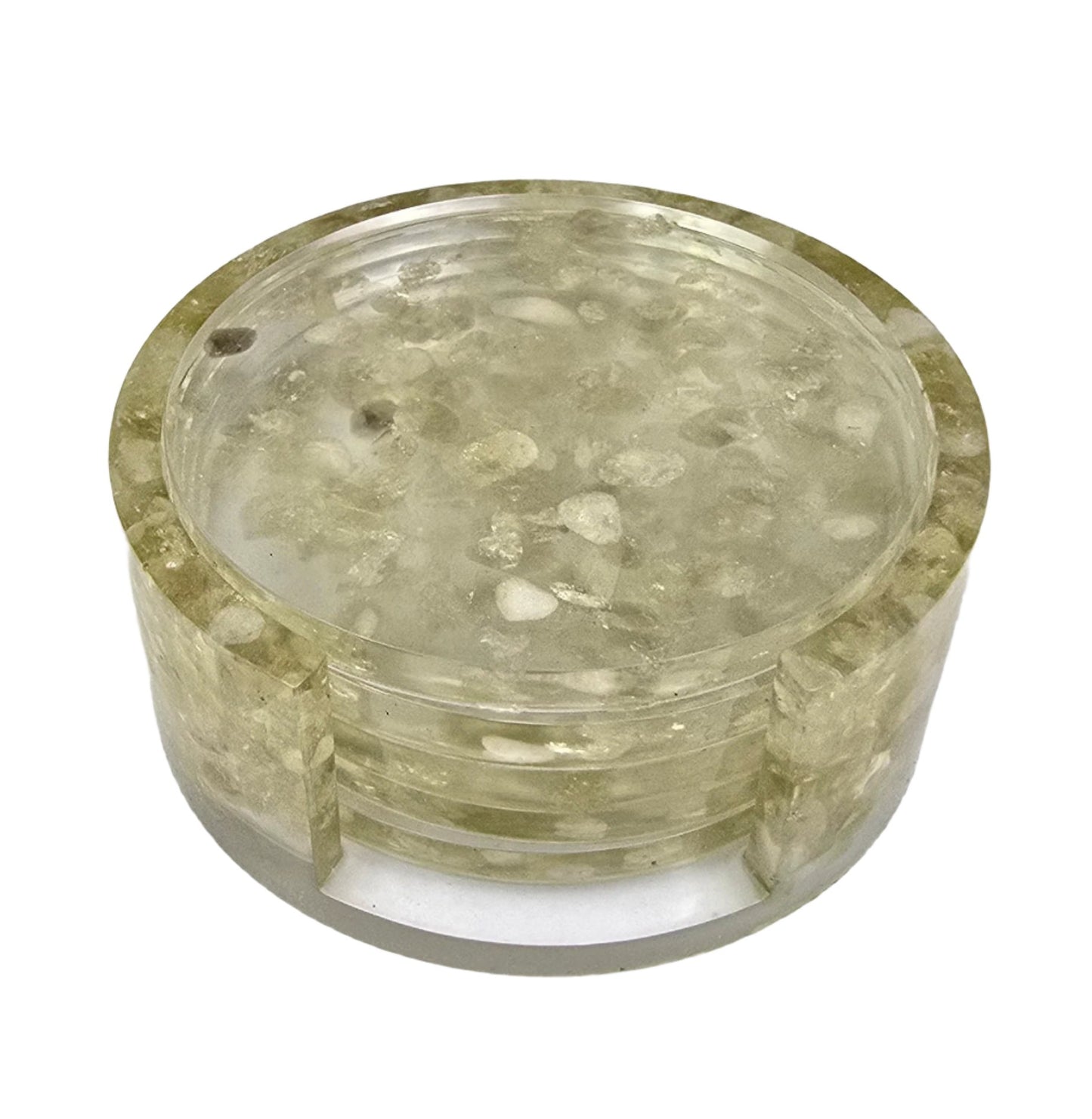 Circle Coaster Set - Citrine