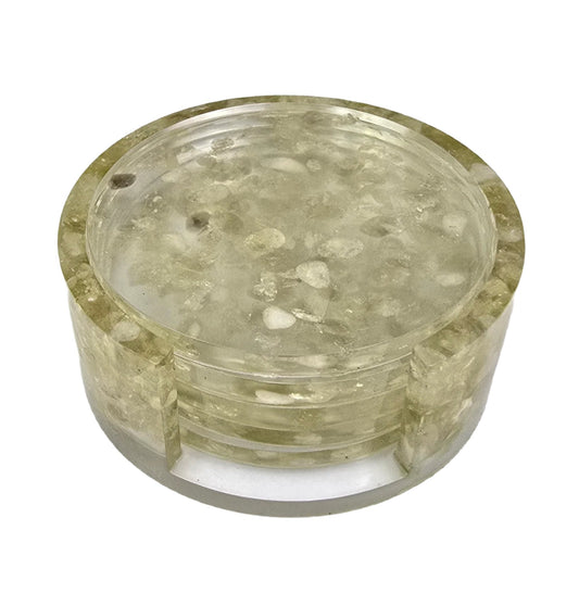 Circle Coaster Set - Citrine