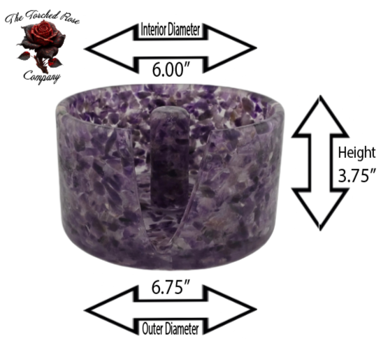 Large Paper Towel Holder - Amethyst