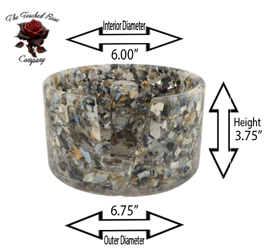 Large Paper Towel Holder - Dendrite Opal