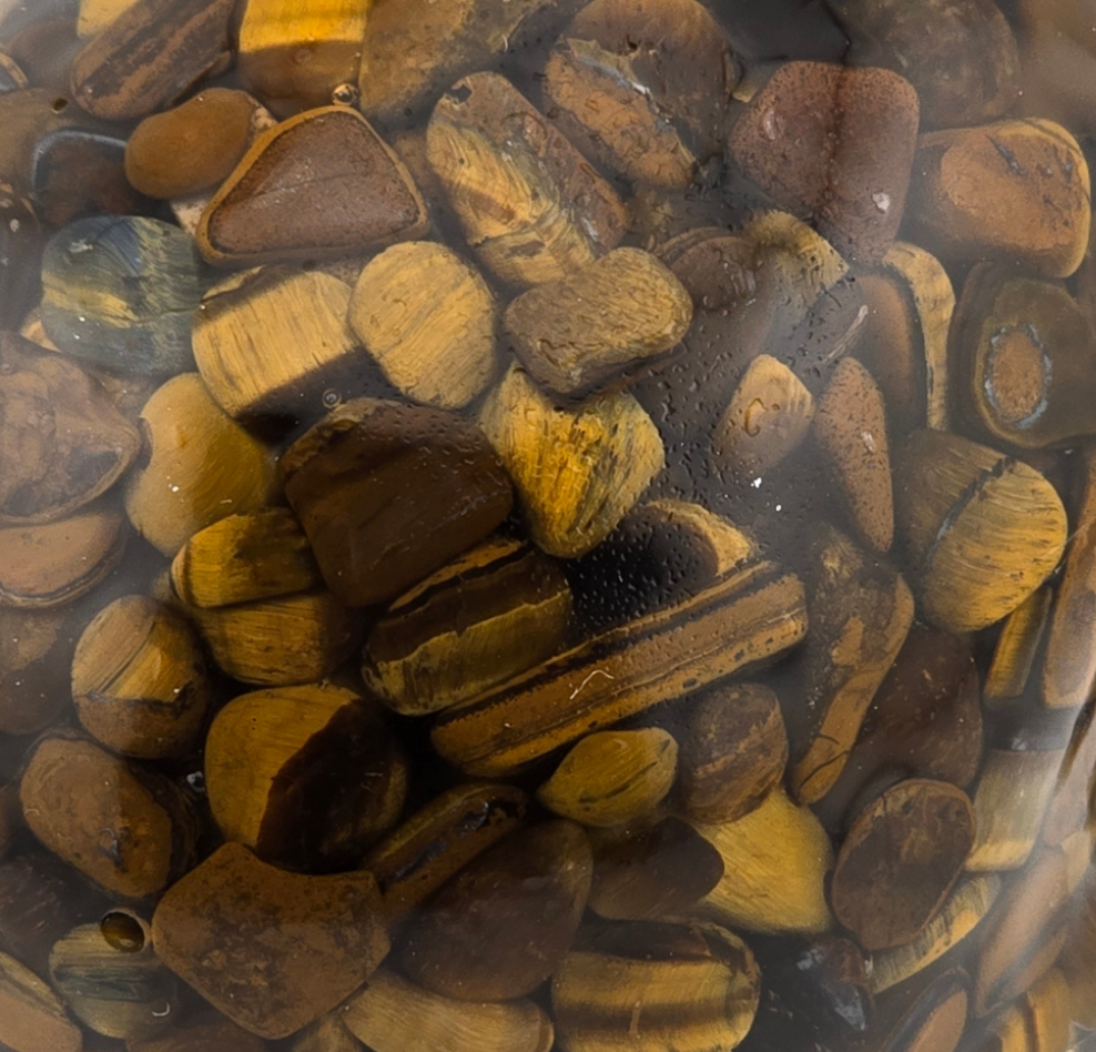 Tiger's Eye Skull