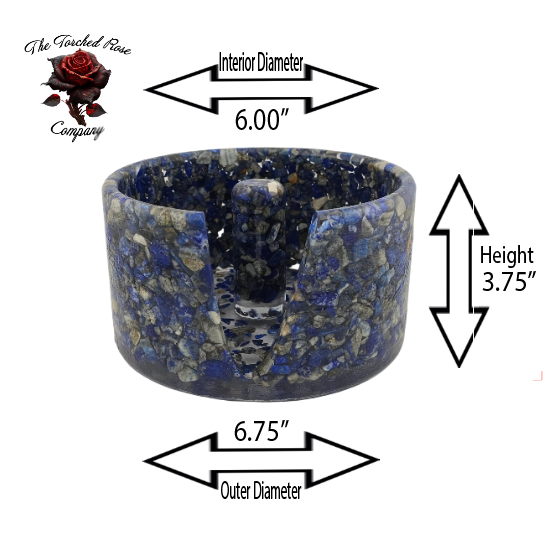 Large Paper Towel Holder - Lapis Lazuli