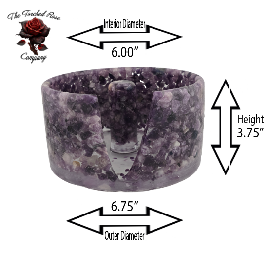 Large Paper Towel Holder - Lepidolite