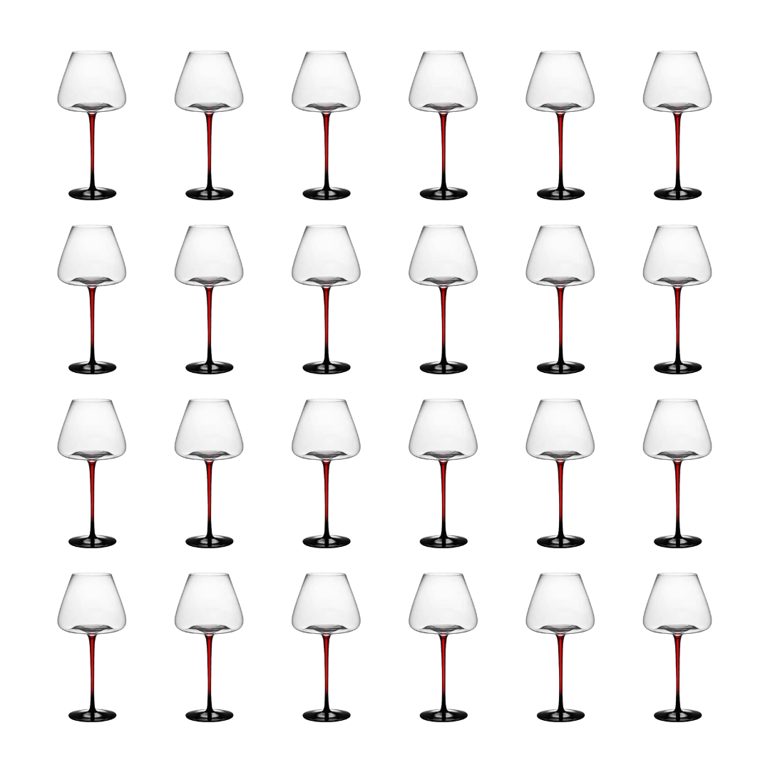 Extra Large Concave Champagne Glasses - 24oz