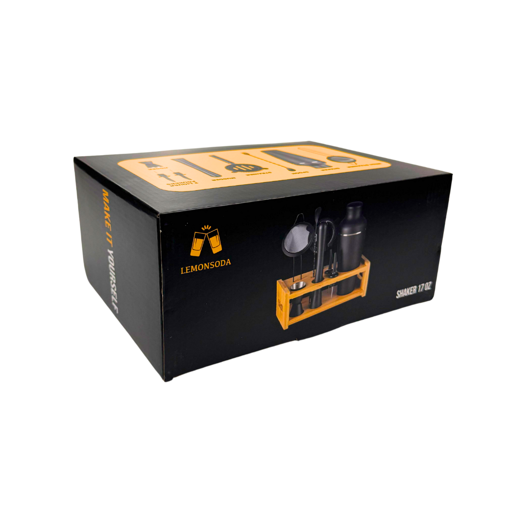 8-Piece Cocktail Shaker Set with Stand