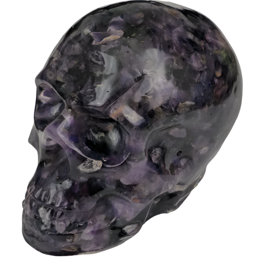 Amethyst Skull