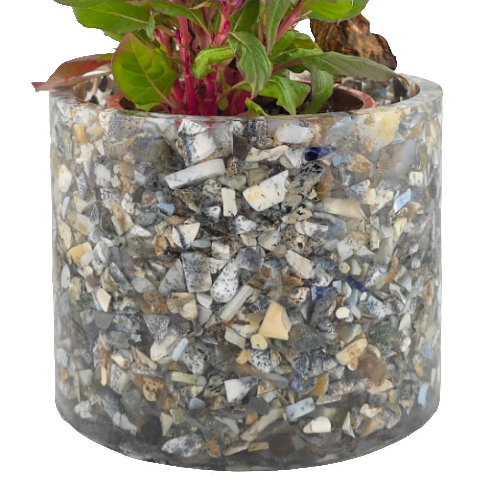 Dendrite Opal 5.9" Planter Front