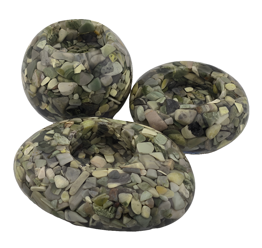 Modern Tea Light Holder Set - Serpentine