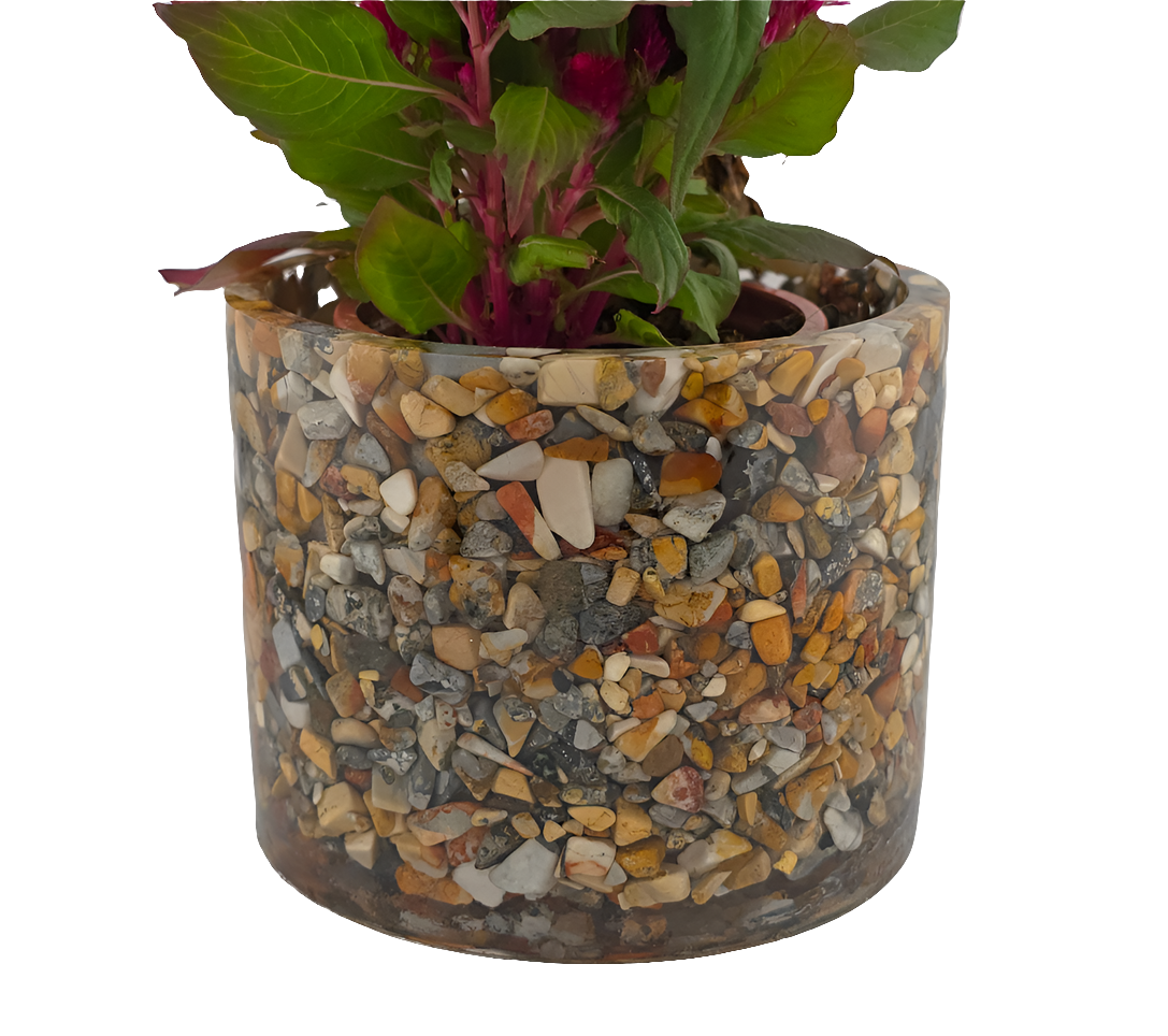 Maligano Jasper Planter 5.9"