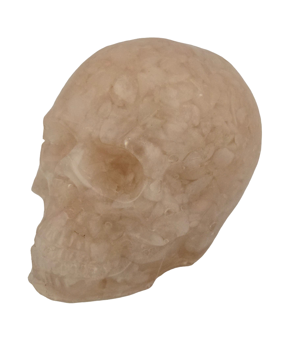 Rose Quartz Skull