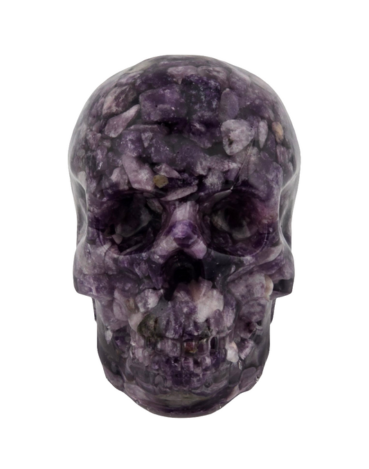 Skull - Lepidolite