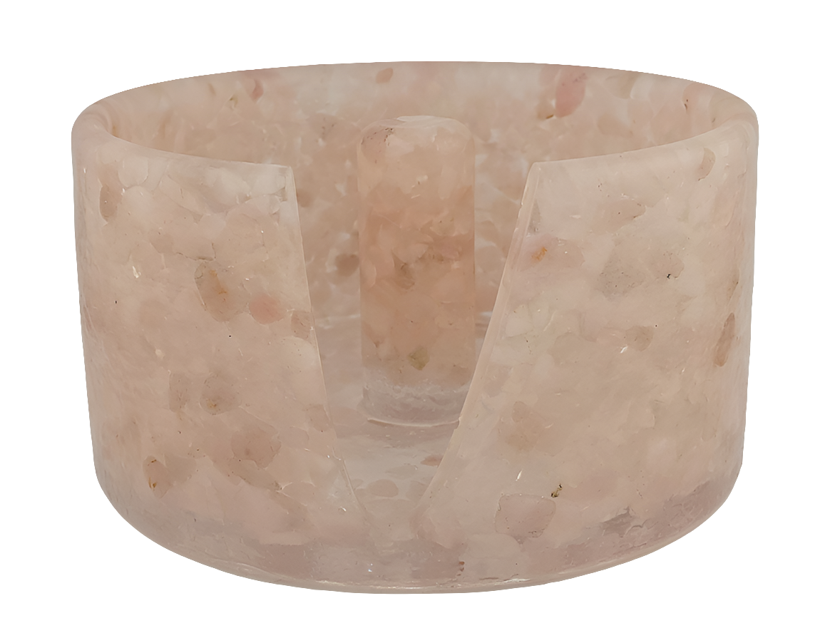 Large Paper Towel Holder - Rose Quartz