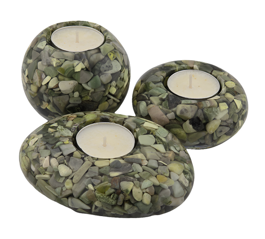 Modern Tea Light Holder Set - Serpentine