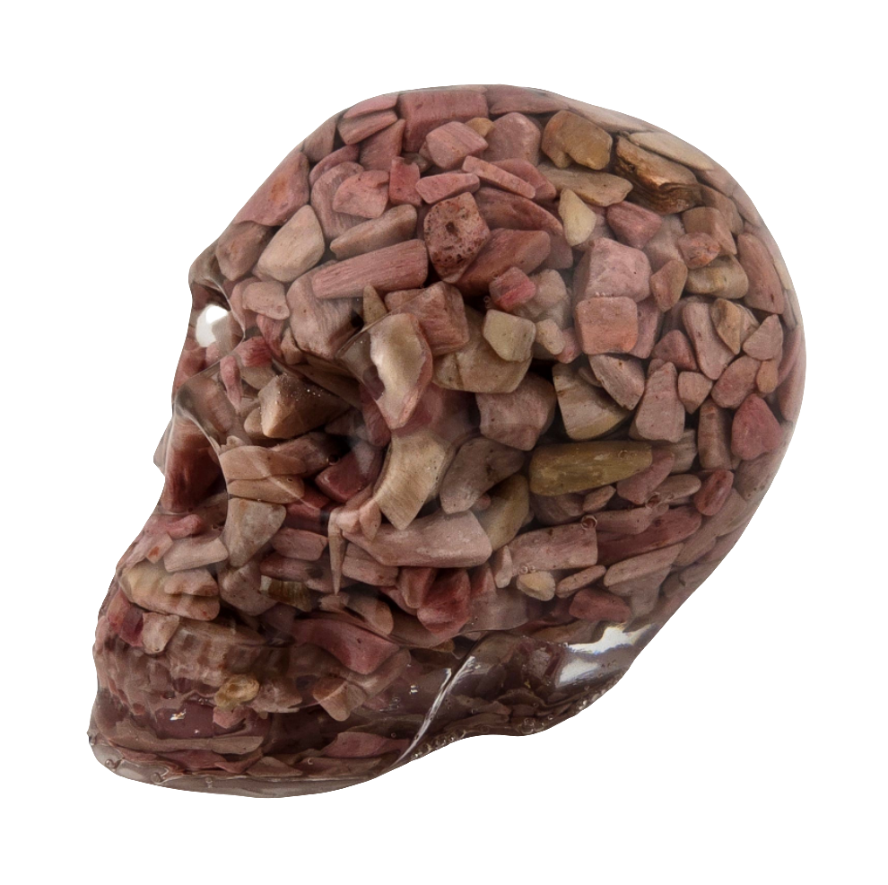Skull - Pink Opal