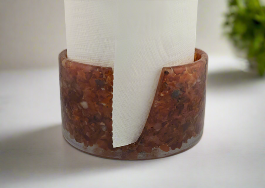 Large Paper Towel Holder - Carnelian