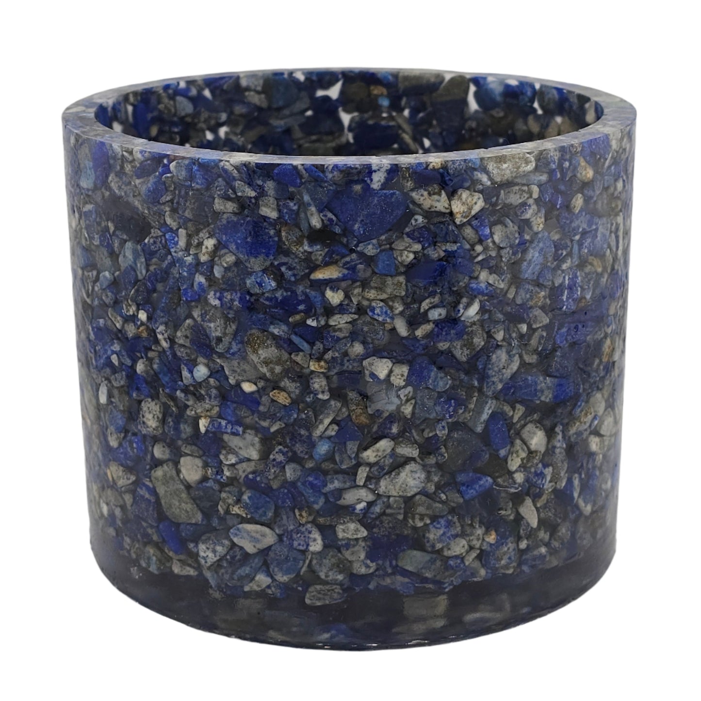 5.9" Lapis Lazuli Planter Front