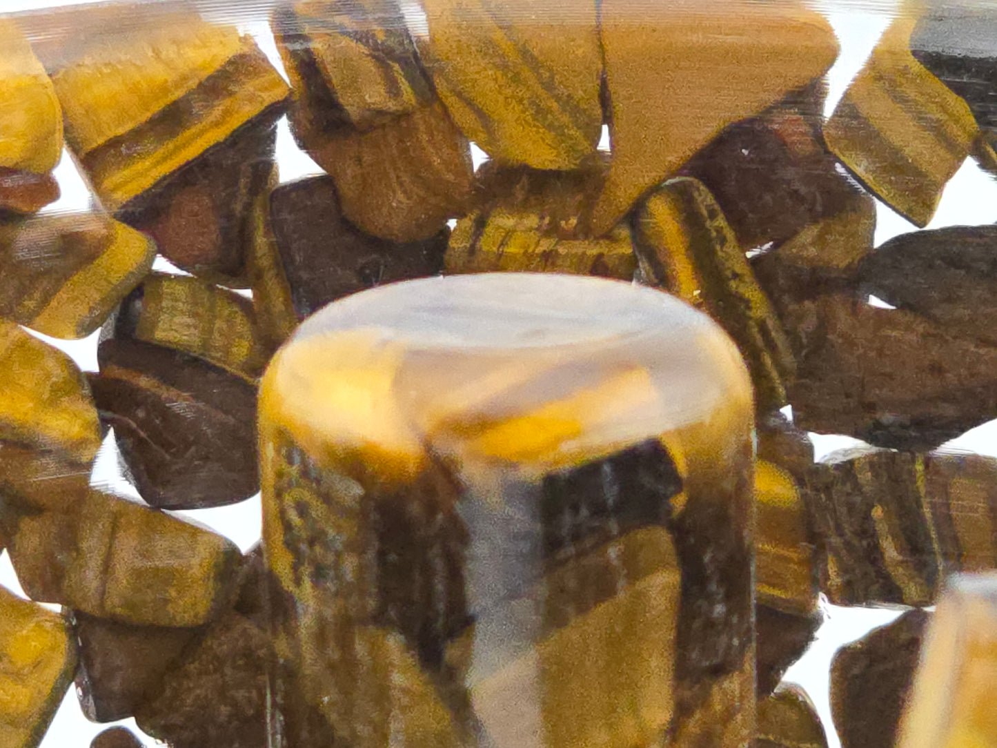 Tiger's Eye Paper Towel Holder close-up