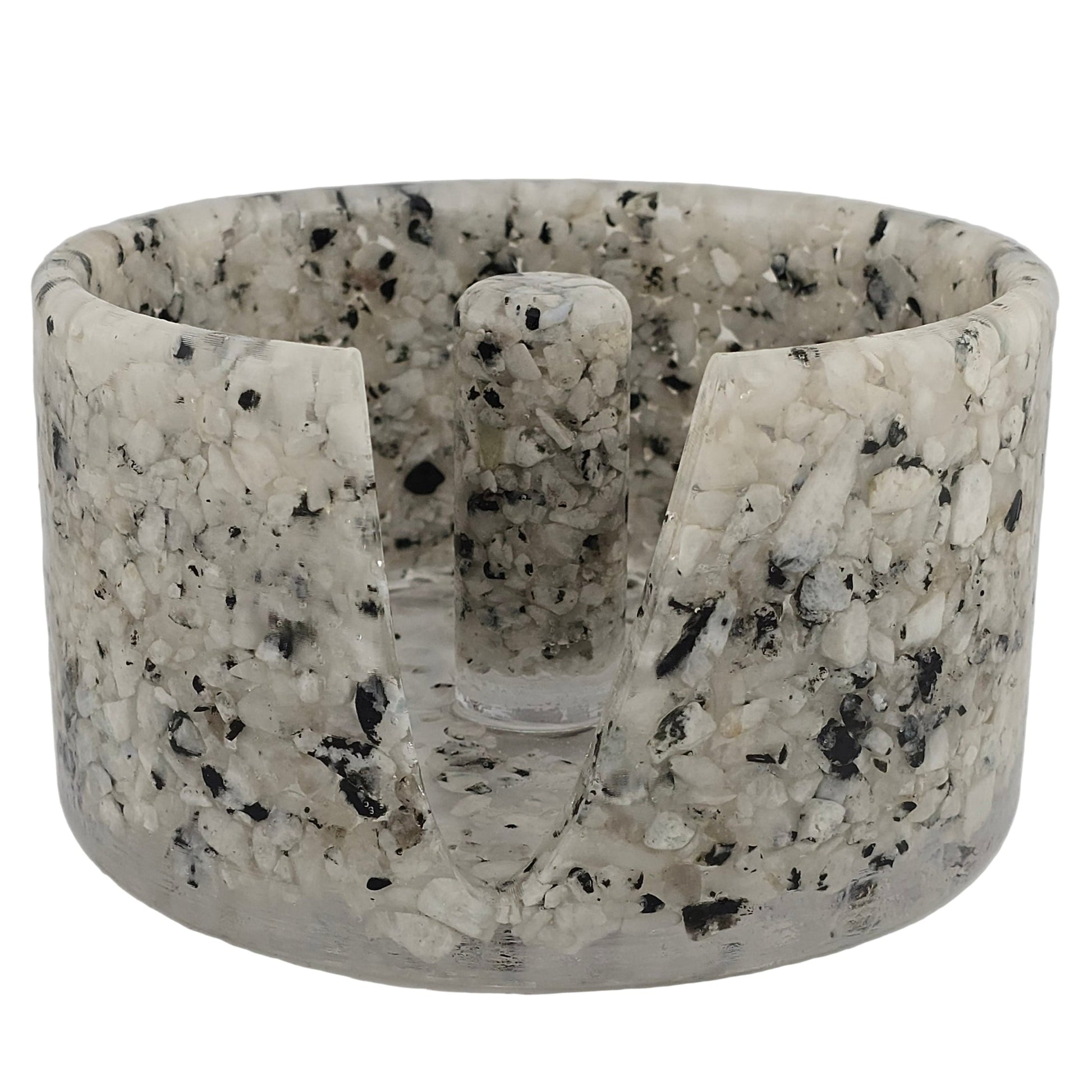 Large Paper Towel Holder - Rainbow Moonstone