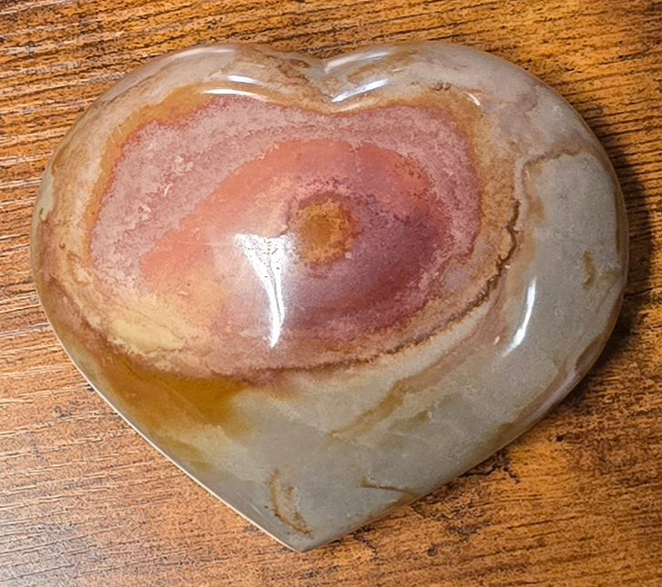 Polychrome Jasper Heart