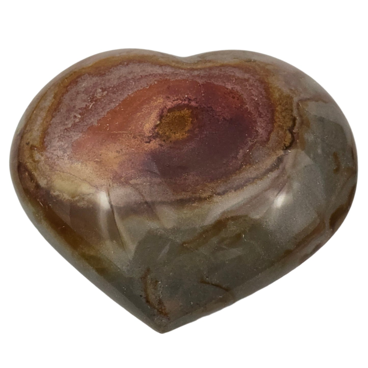 Polychrome Jasper Heart
