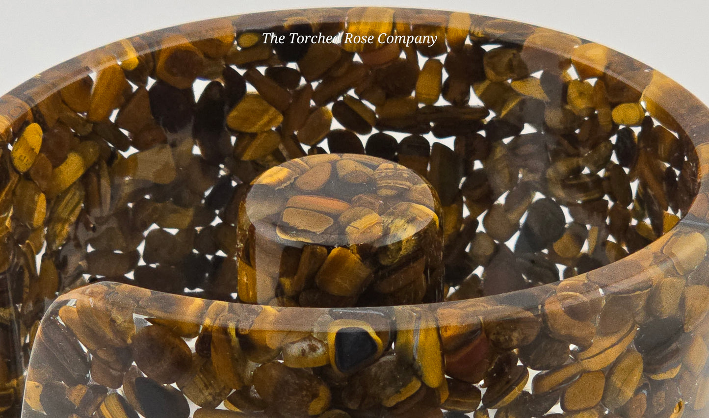 Paper Towel Holder - Tiger's Eye