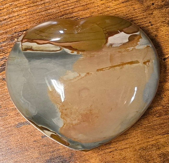 Polychrome Jasper Heart