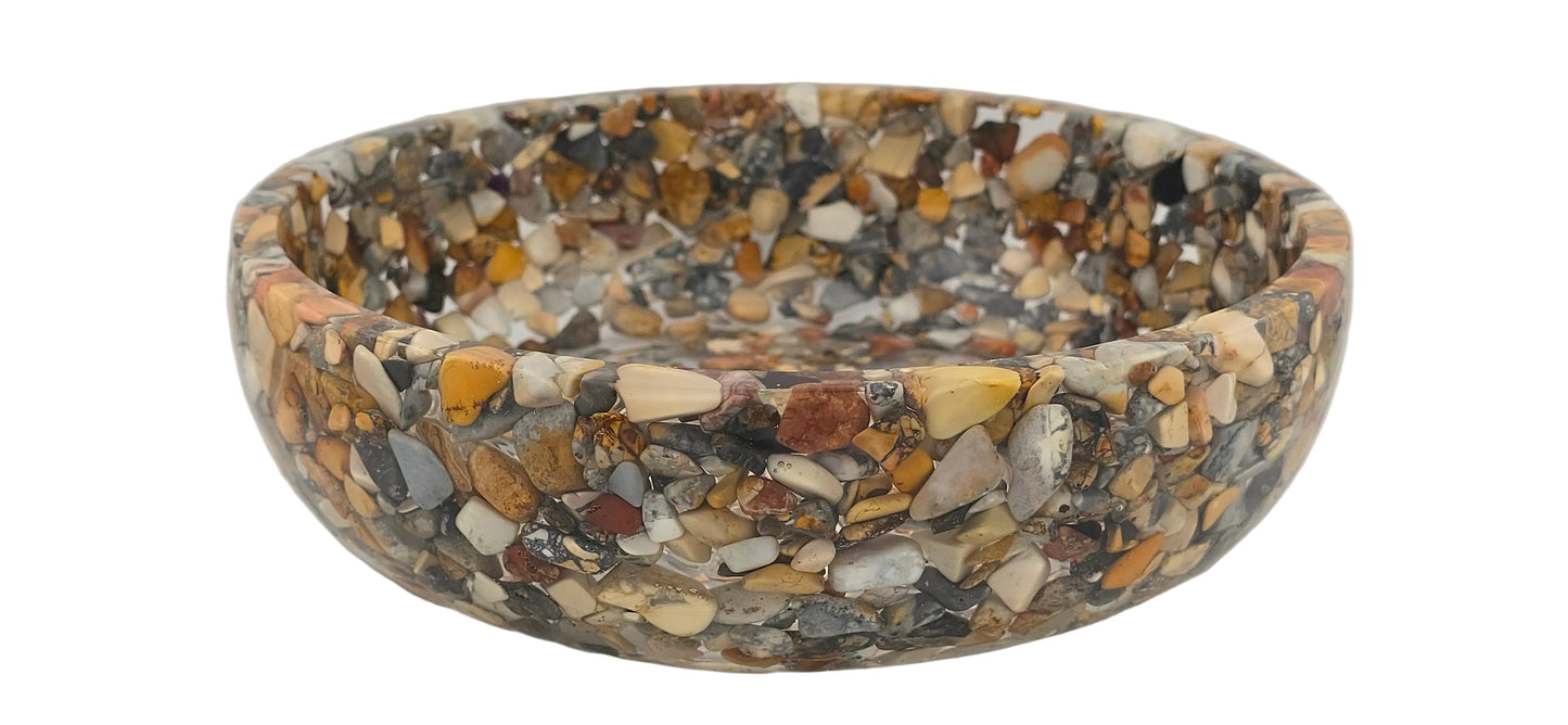 8" Decorative Bowl - Maligano Jasper