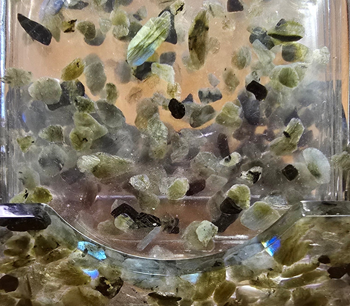 Square Coaster Set - Labradorite