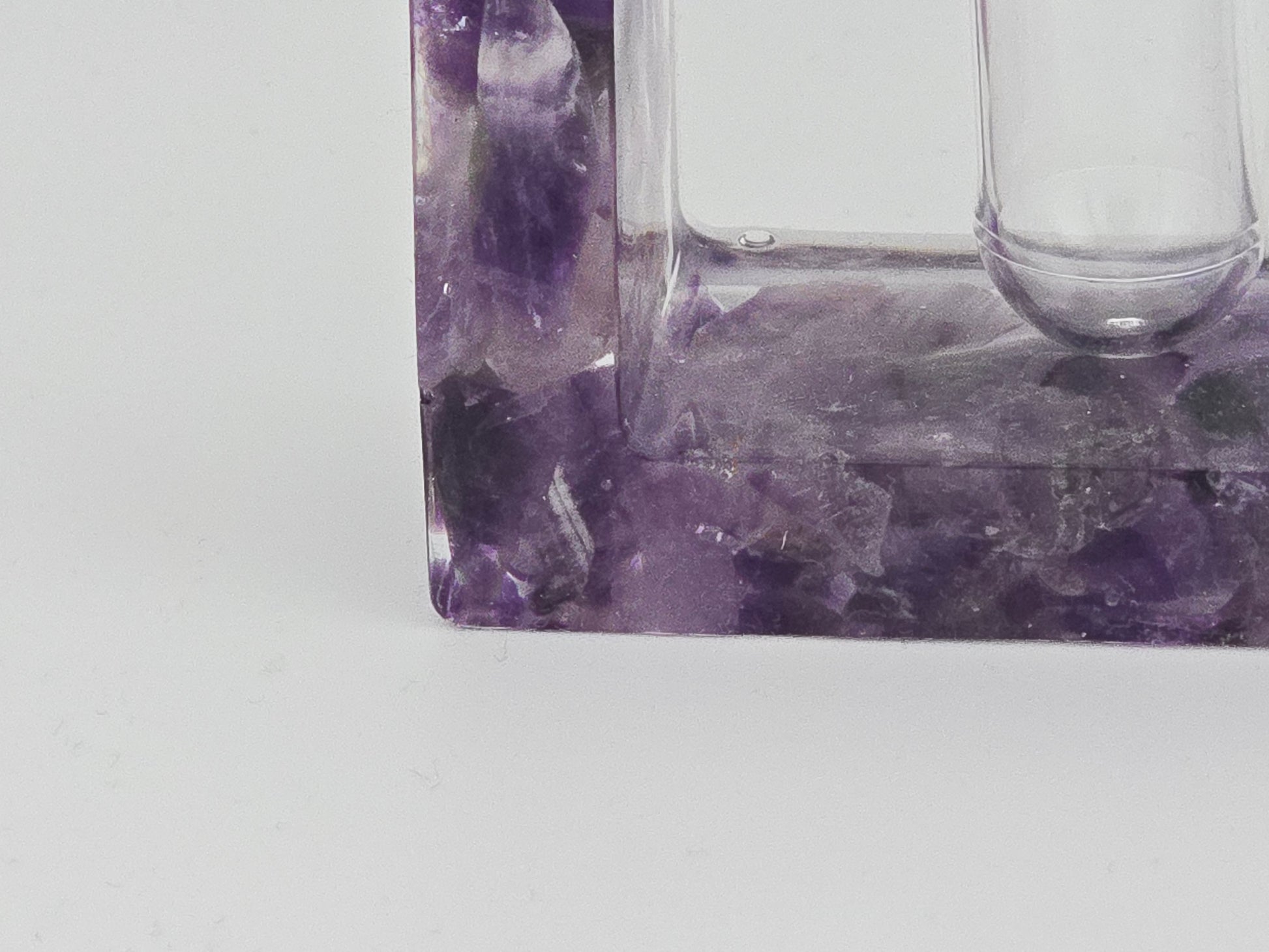 Amethyst Hollow Heart Propagation Station Close-up
