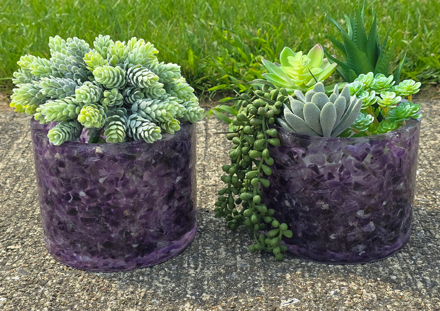 Amethyst Planter 5.9"