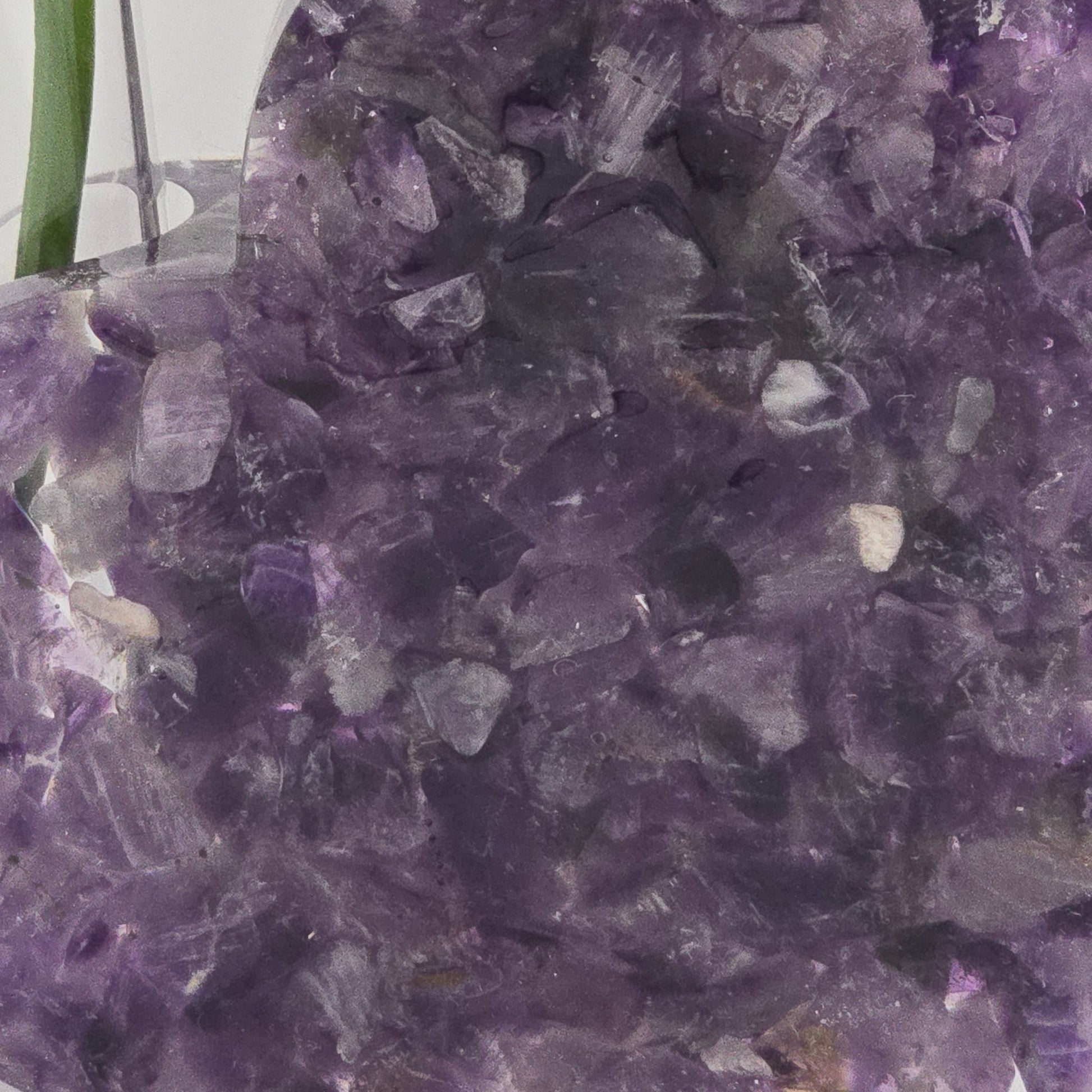 Amethyst Solid Heart Propagation Station Close-up