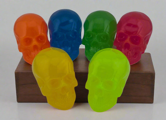 Glow-in-Dark Epoxy Skulls