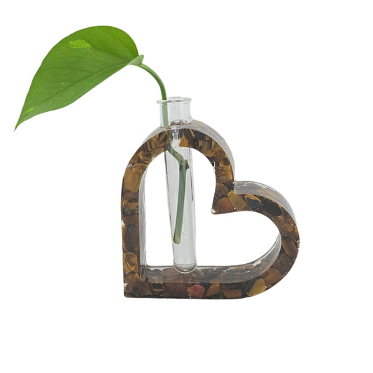 Tiger's Eye Hollow Heart Propagation Station Front