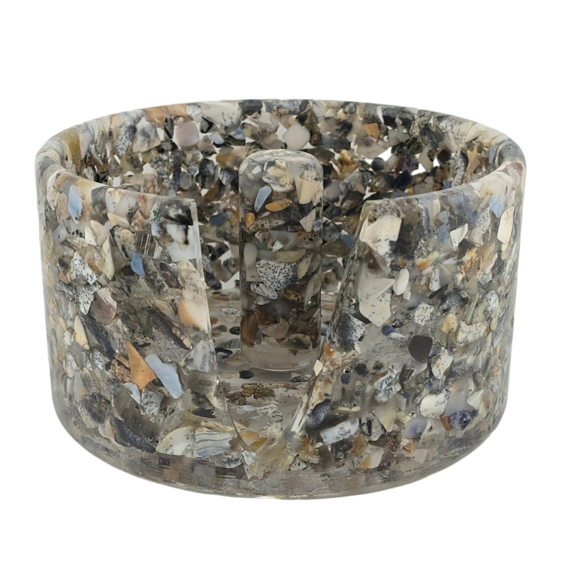 Large Paper Towel Holder Dendrite Opal-Front