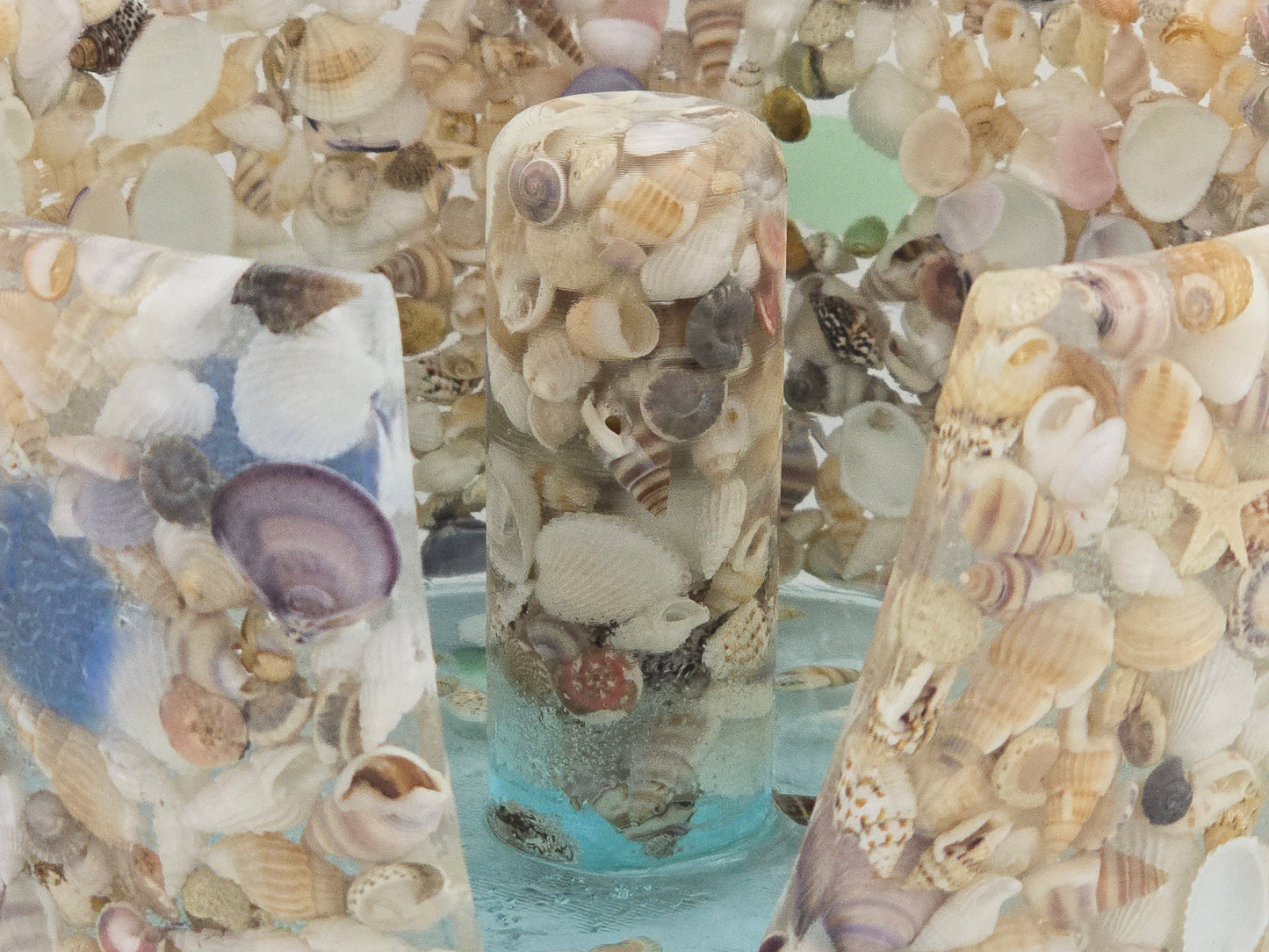 Large Paper Towel Holder - Seashell