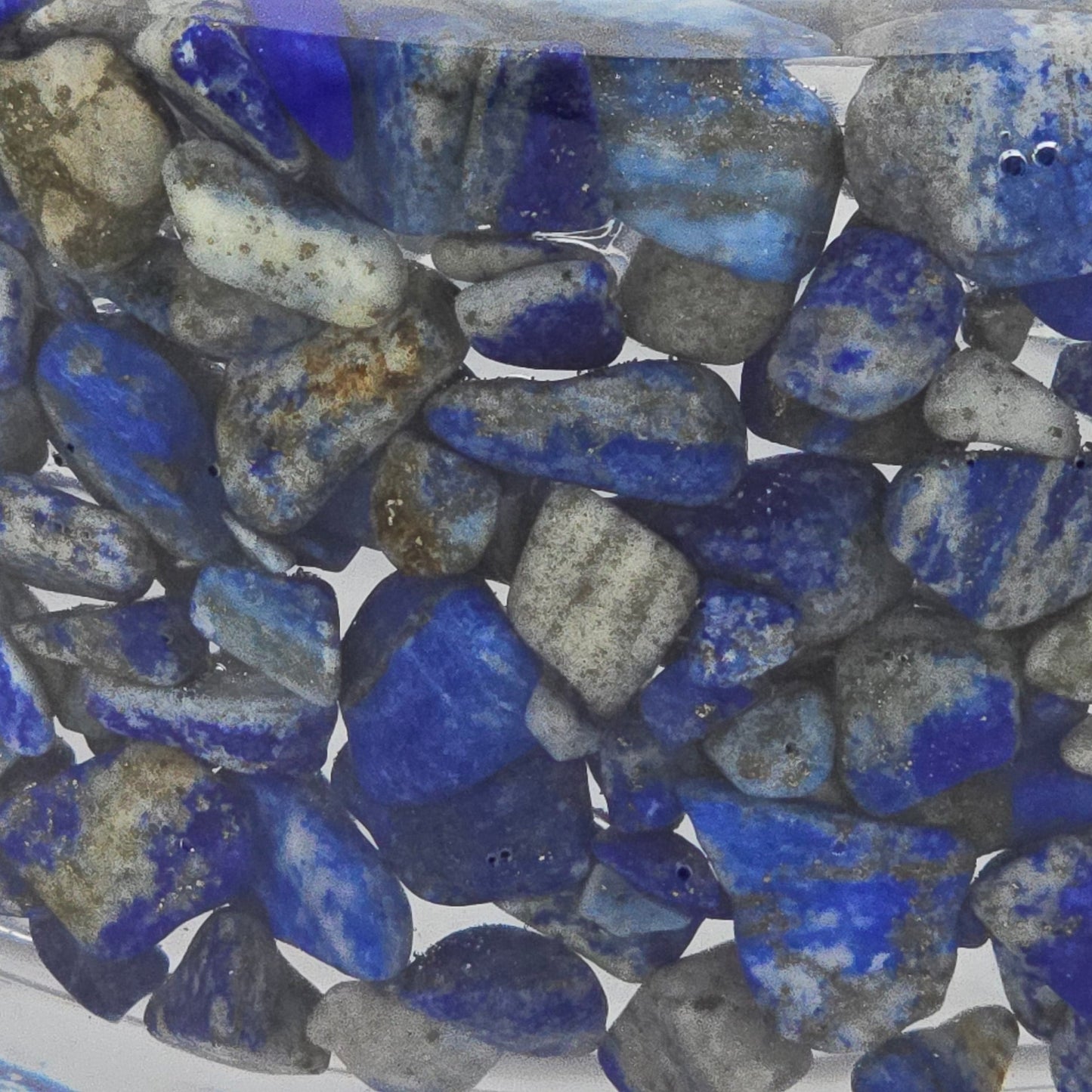 Lapis Lazuli Candleholder with Match Storage