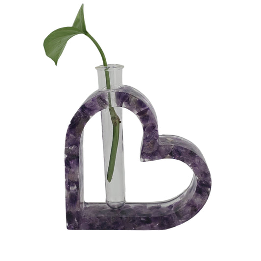 Amethyst Hollow Heart Propagation Station front