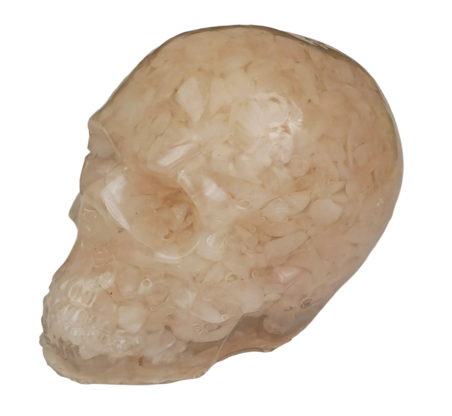 Rose Quartz Skull