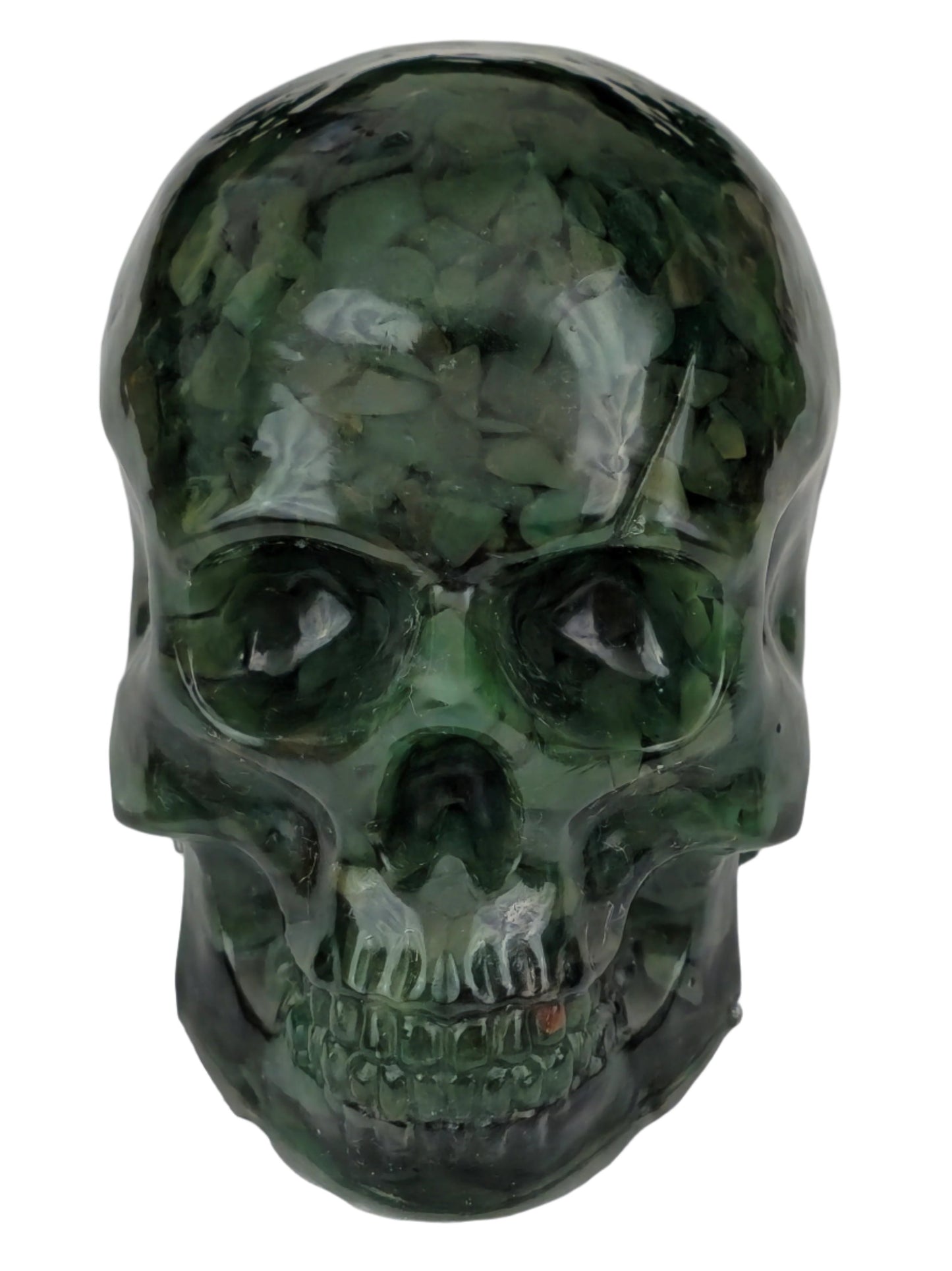 Aventurine Skull