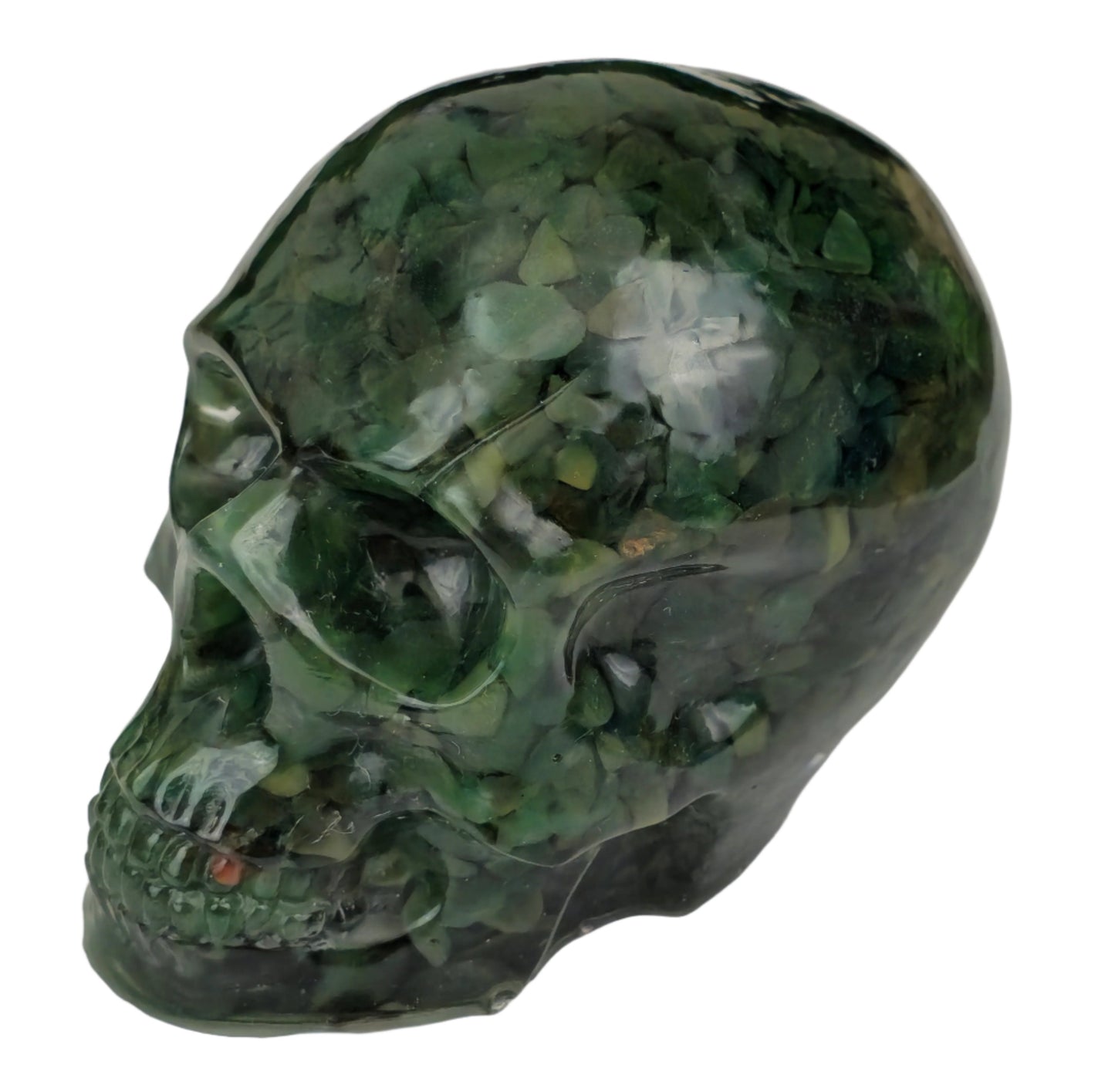 Aventurine Skull