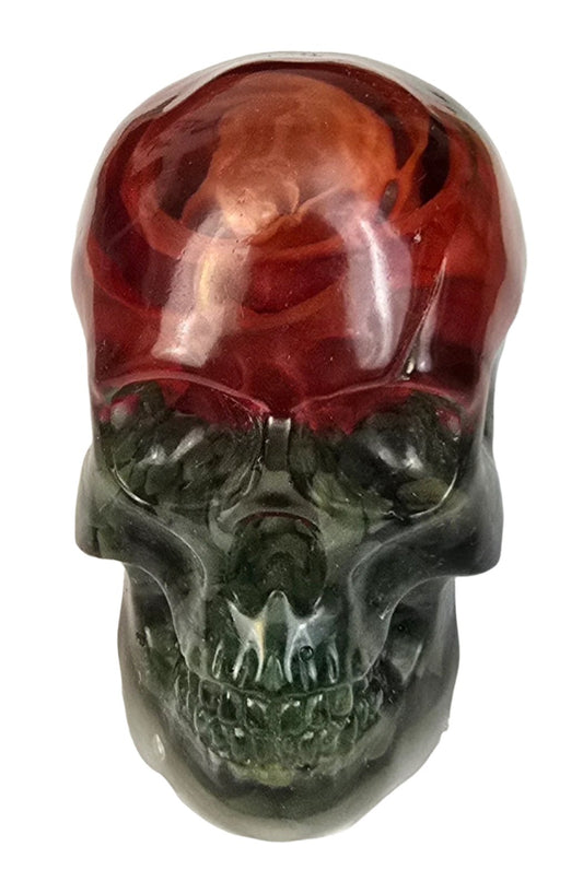 Rose/Aventurine Skull