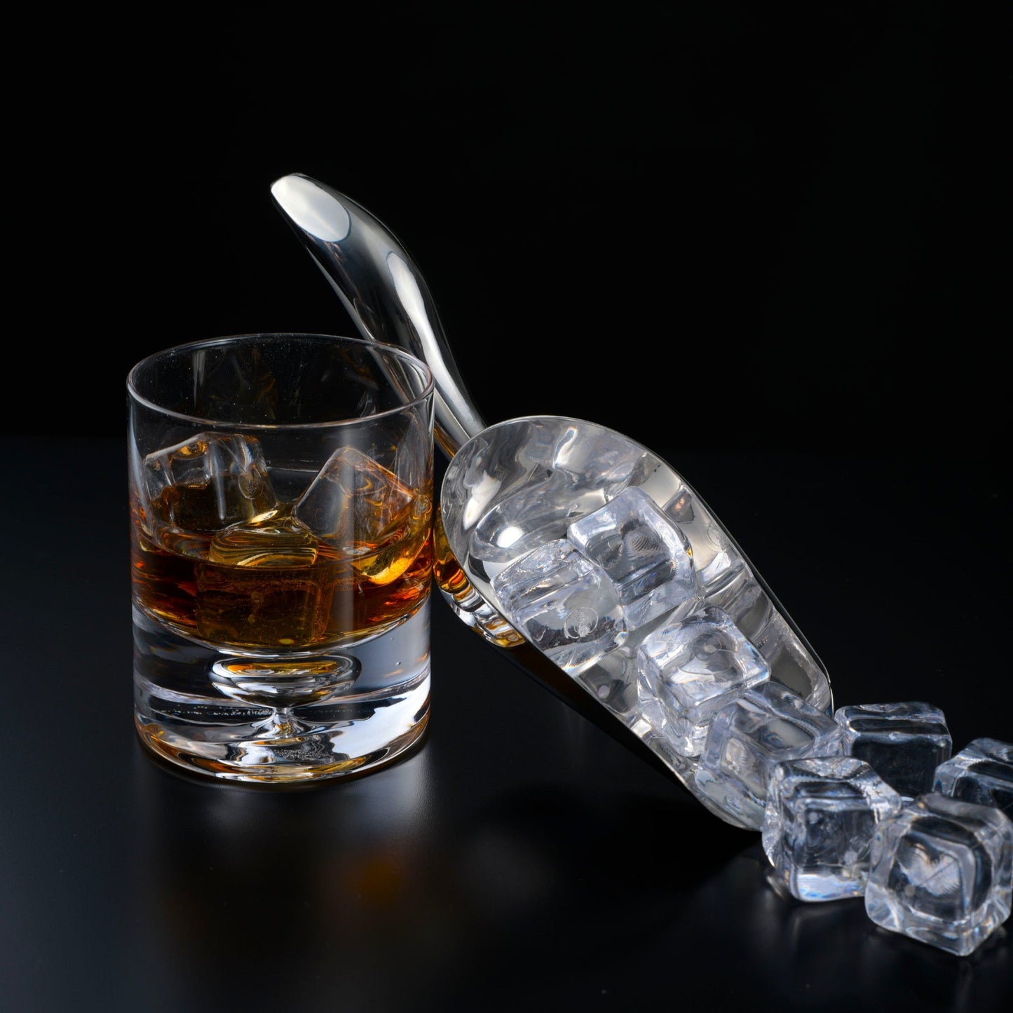 Stainless Steel Utility Ice Scoop -  9.5 Inches