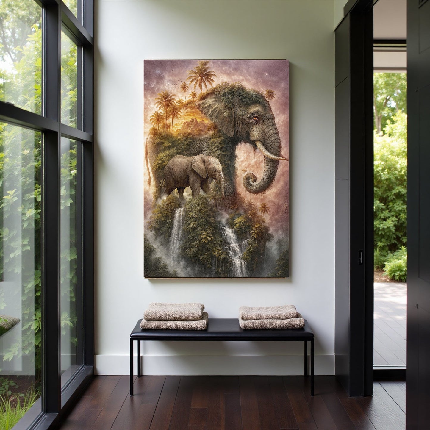 Elephant Jungle Majesty Wall Art