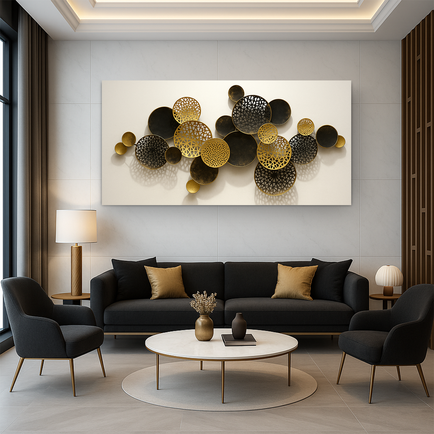 Lotus Leaf Abstract Wall Art V