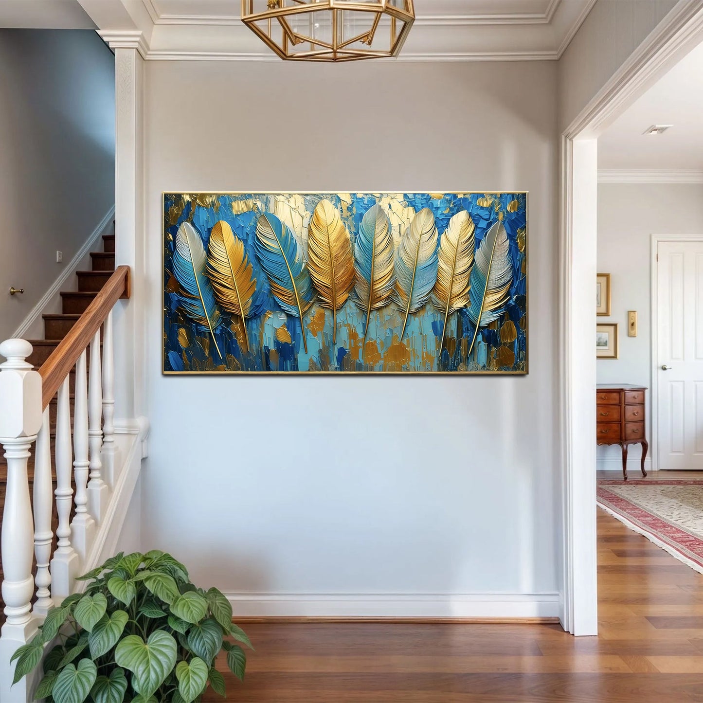 Confetti Sky Impasto Wall Art