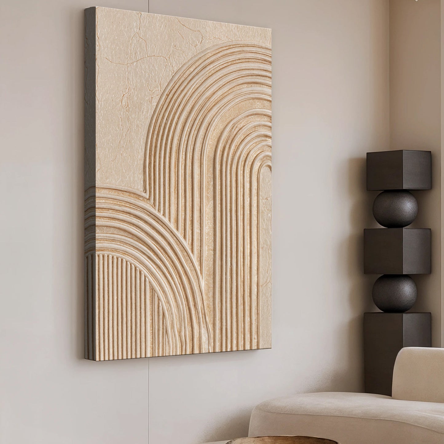 Abstract Minimalist Impasto Wall Art