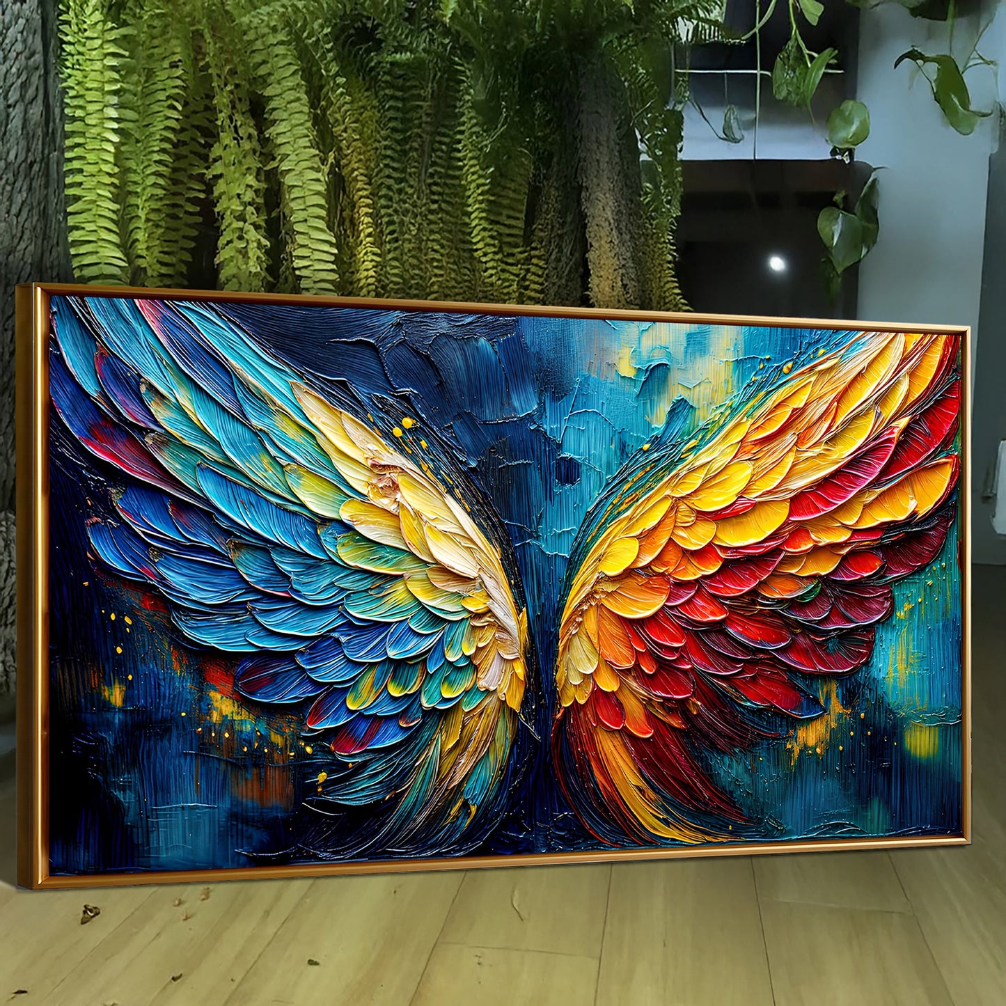 Wings of Fire Impasto Wall Art