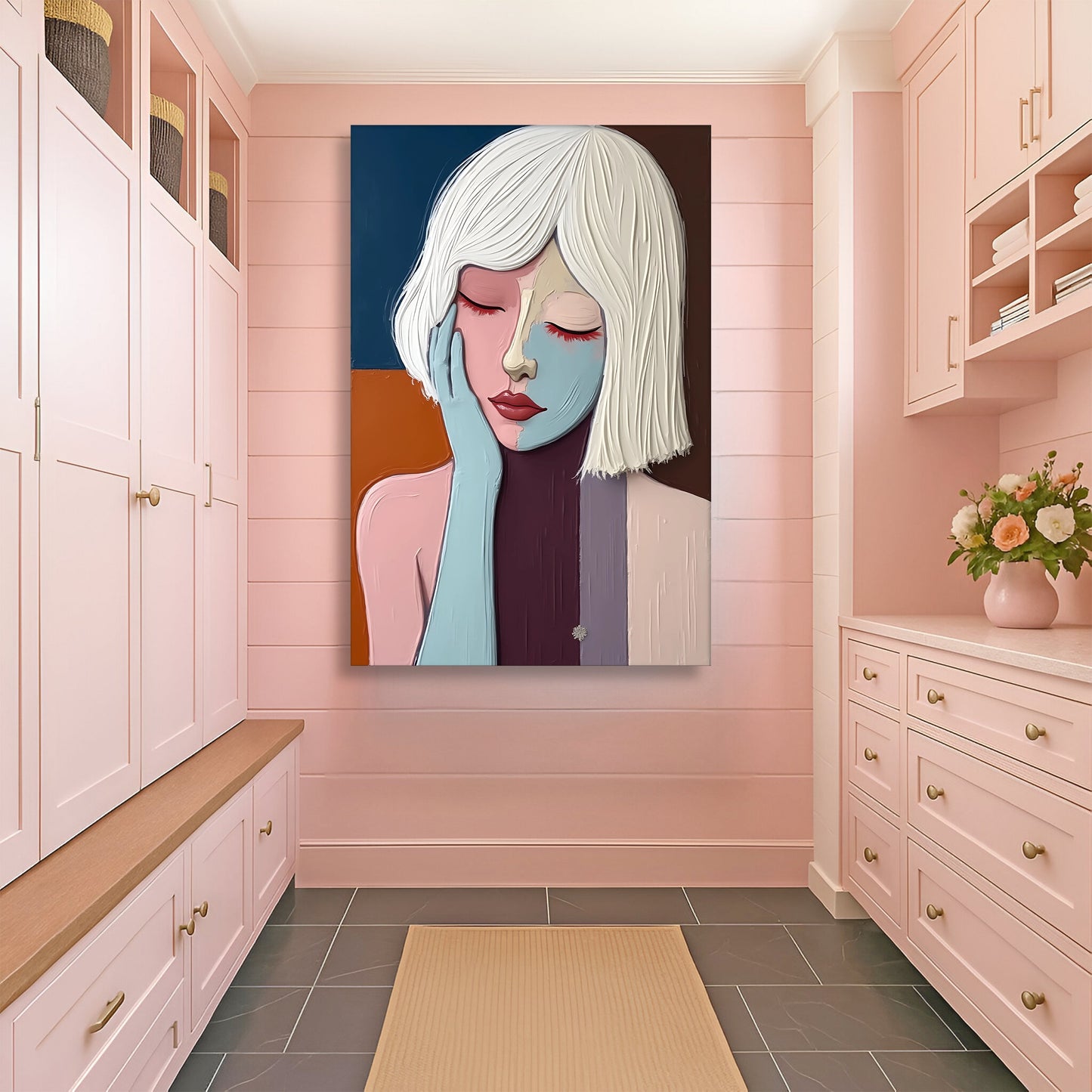 Abstract Portrait Wall Art