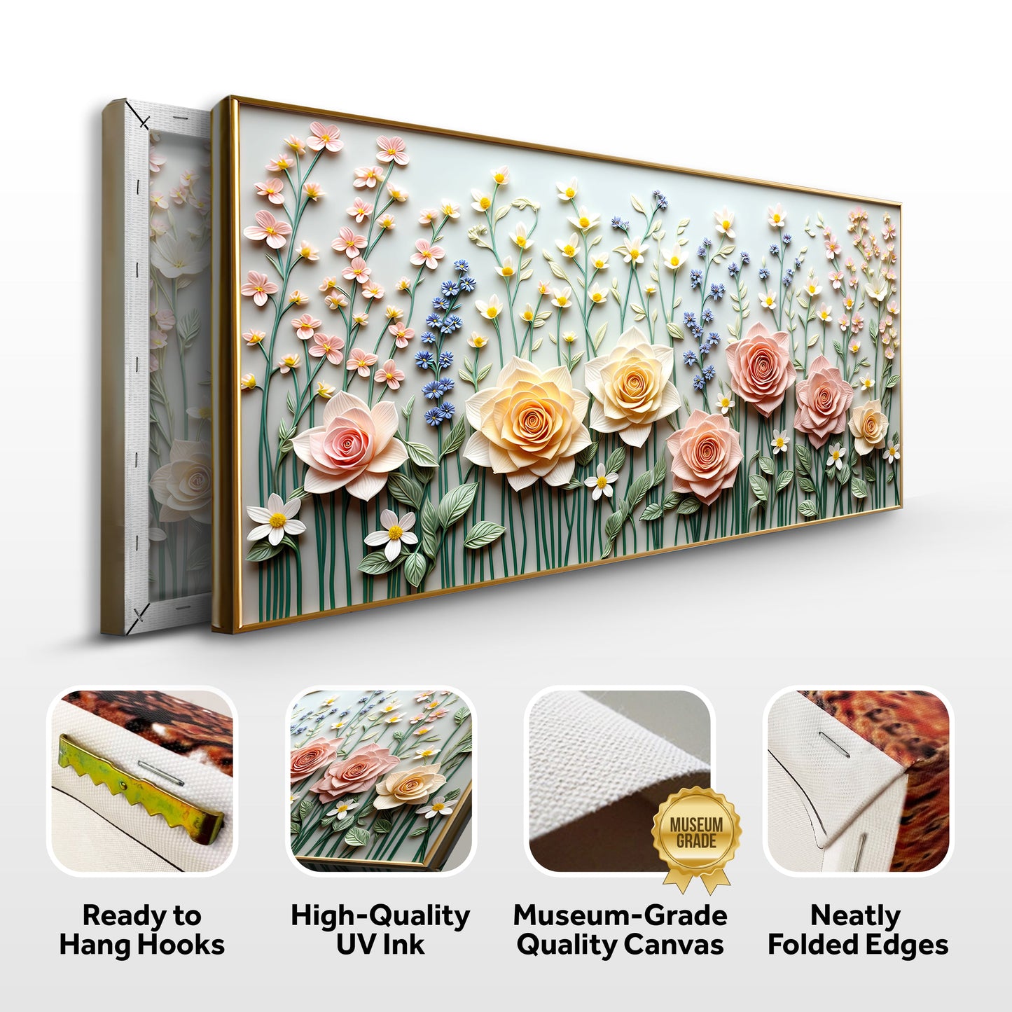Garden Rhapsody Impasto Wall Art