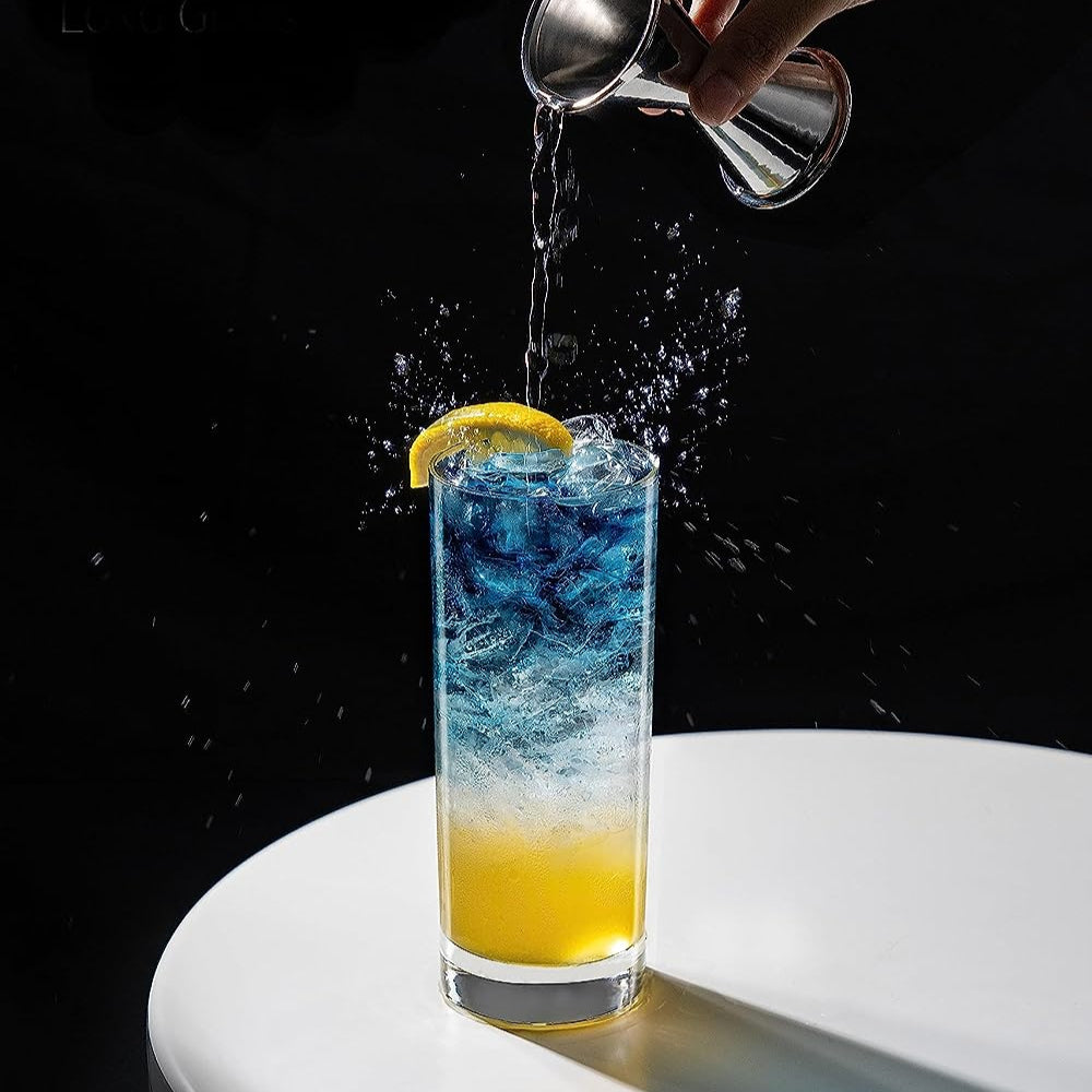 Highball Glasses Heavy Base Tom Collins Glasses - 12/15-Ounce Cups